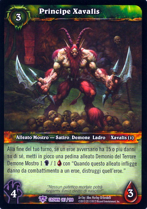 Prince Xavalis (Italian)