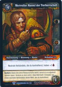 warcraft tcg worldbreaker foreign prized beastmaster s mantle german