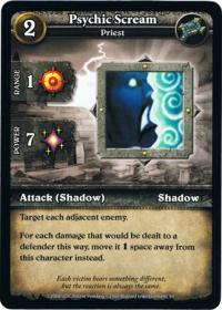 wow minis core action cards psychic scream
