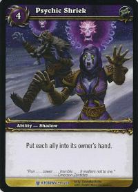 warcraft tcg icecrown psychic shriek