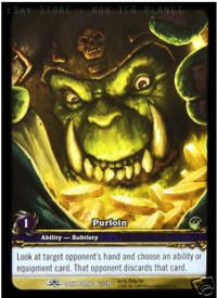 warcraft tcg extended art purloin ea