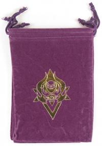 warcraft tcg warcraft sealed product purple dice bag