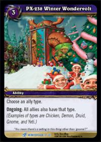 warcraft tcg feast of winter veil px 238 winter wondervolt