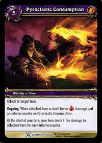 warcraft tcg drums of war pyroclastic consumption