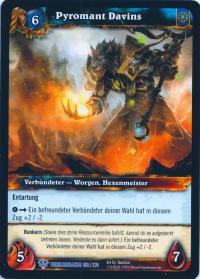 warcraft tcg worldbreaker foreign pyromancer davins german