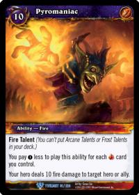 warcraft tcg twilight of the dragons pyromaniac