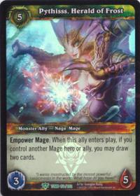 warcraft tcg foil and promo cards pythisss herald of frost foil