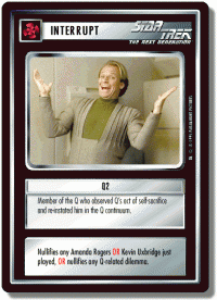 star trek 1e 1e promotional premium q2 foil