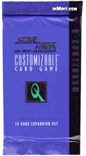 star trek 1e star trek 1e sealed product q continuum booster pack