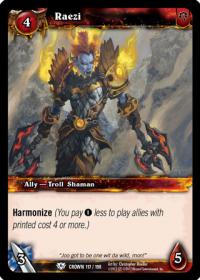 warcraft tcg crown of the heavens raezi