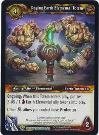 warcraft tcg caverns of time raging earth elemental totem