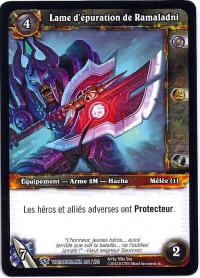 warcraft tcg worldbreaker foreign ramaladni s blade of culling french