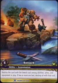 warcraft tcg extended art ransack ea