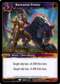 warcraft tcg reign of fire ravenous frenzy