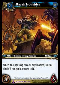 warcraft tcg servants of betrayer razak ironsides