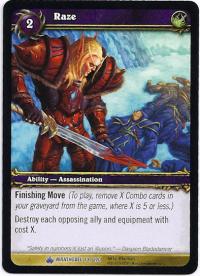 warcraft tcg wrathgate raze