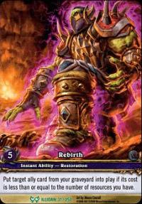 warcraft tcg extended art rebirth ea