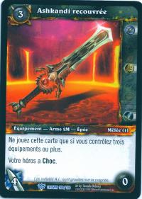 warcraft tcg crown of the heavens foreign reclaimed ashkandi french