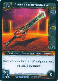 warcraft tcg crown of the heavens foreign reclaimed ashkandi italian