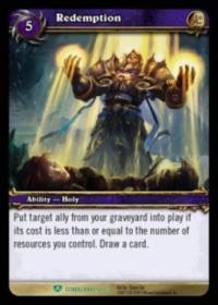 warcraft tcg icecrown citadel redemption alternate art