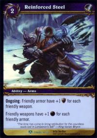 warcraft tcg icecrown citadel reinforced steel