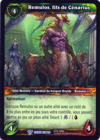 warcraft tcg crown of the heavens foreign remulos son of cenarius french