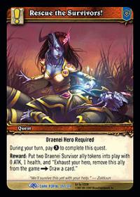 warcraft tcg the dark portal rescue the survivors