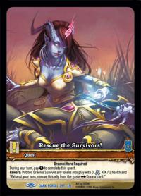 warcraft tcg extended art rescue the survivors ea