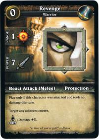 wow minis core action cards revenge