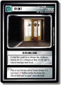 star trek 1e reflections 1 revolving door foil