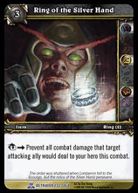 warcraft tcg servants of betrayer ring of the silver hand