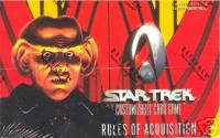 star trek 1e star trek 1e sealed product rules of acquisition booster box