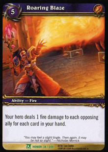 Roaring Blaze - FOIL