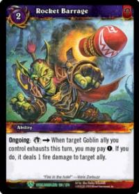 warcraft tcg worldbreaker rocket barrage