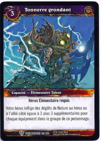 warcraft tcg worldbreaker foreign rolling thunder french