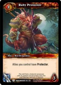 warcraft tcg worldbreaker ruby protector