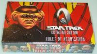 star trek 1e star trek 1e sealed product rules of acquisition complete set