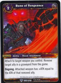 warcraft tcg reign of fire rune of vengeance