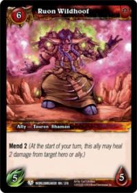 warcraft tcg worldbreaker ruon wildhoof