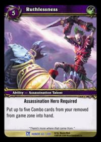 warcraft tcg fields of honor ruthlessness