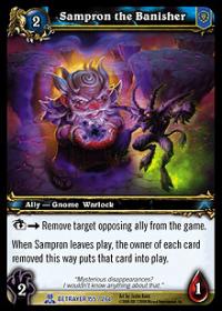 warcraft tcg servants of betrayer sampron the banisher