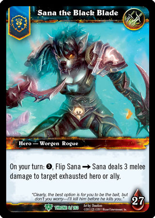 Sana the Black Blade (Foil Hero)