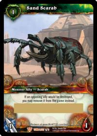 warcraft tcg loot cards sand scarab loot