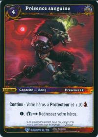 warcraft tcg war of the elements french sanguine presence french