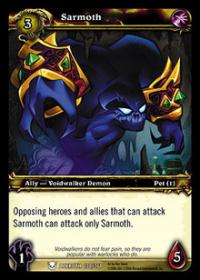 warcraft tcg archives sarmoth foil