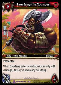 warcraft tcg servants of betrayer saurfang the younger