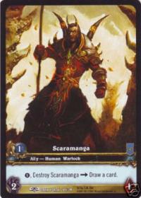 warcraft tcg extended art scaramanga ea