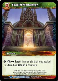 warcraft tcg dungeon deck treasure scarlet monastery