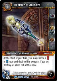 warcraft tcg war of the ancients scepter of azshara