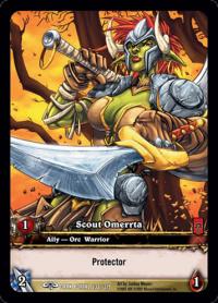 warcraft tcg extended art scout omerrta ea